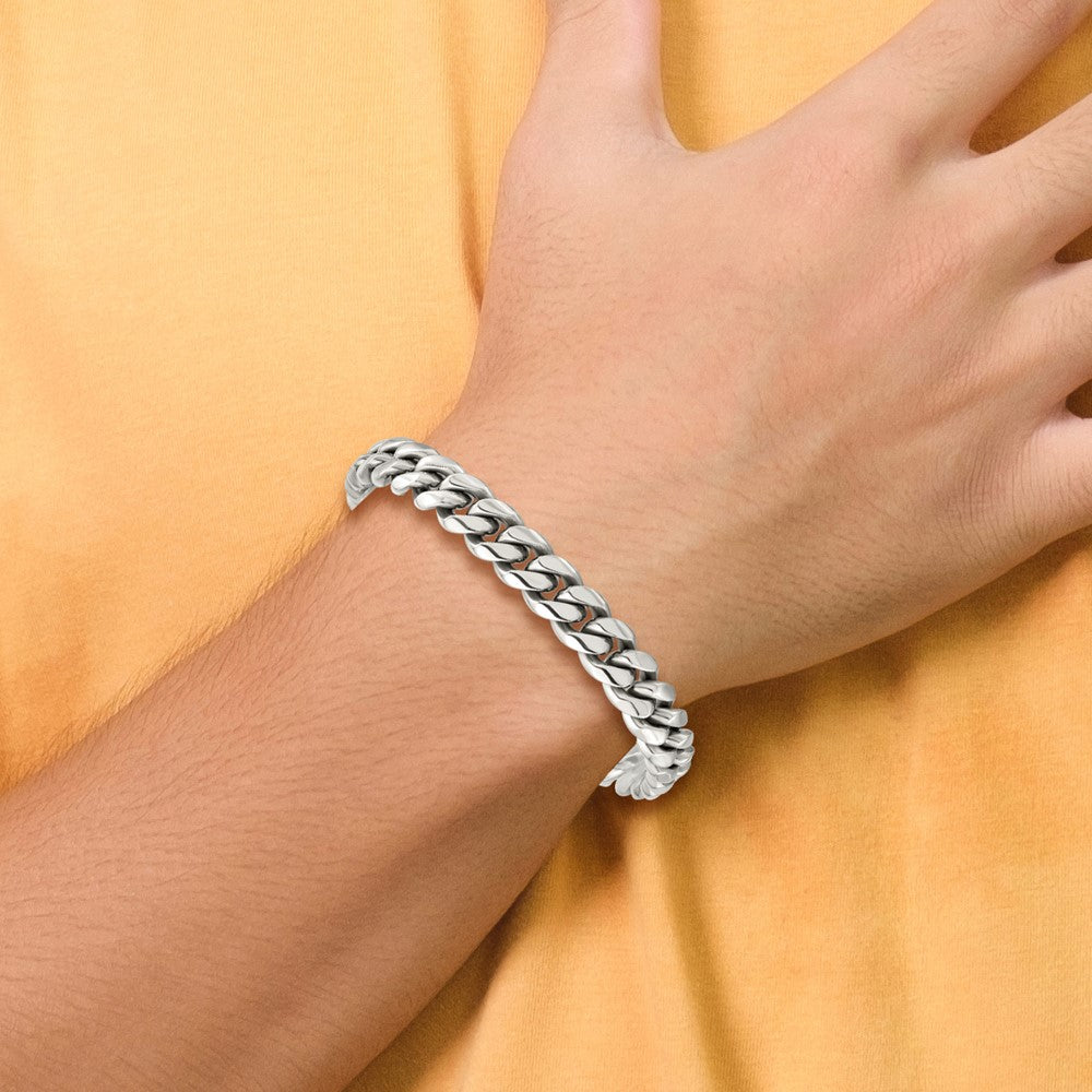 Chisel Stainless Steel Polished Curb Chain Bracelet