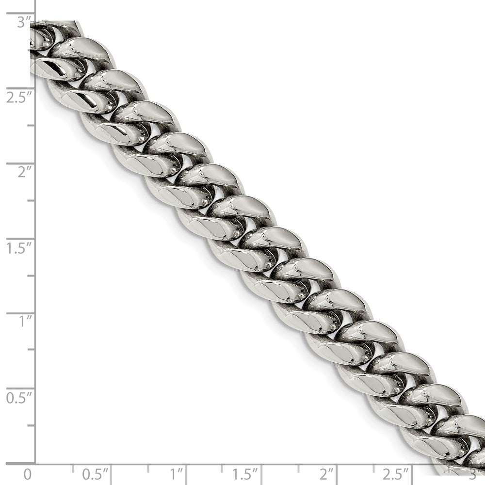 Chisel Stainless Steel Polished Curb Chain Bracelet