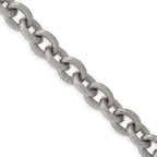 Chisel Stainless Steel Polished and Textured Bracelet