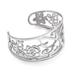Chisel Stainless Steel Polished Fancy Cuff Bracelet