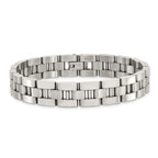 Chisel Stainless Steel Polished 8.5 inch Link Bracelet
