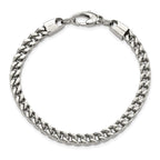 Chisel Stainless Steel Polished Franco Link Bracelet
