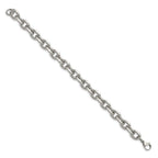 Chisel Stainless Steel Polished 9 inch Cable Link Bracelet