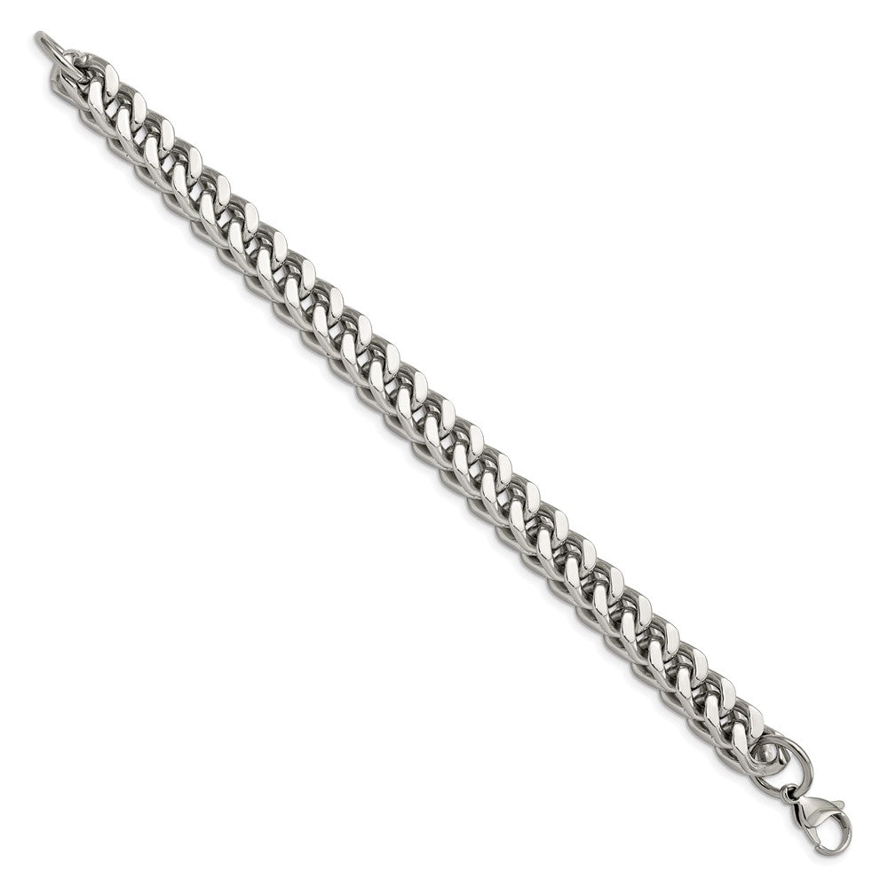 Chisel Stainless Steel Polished Heavy Wheat Bracelet