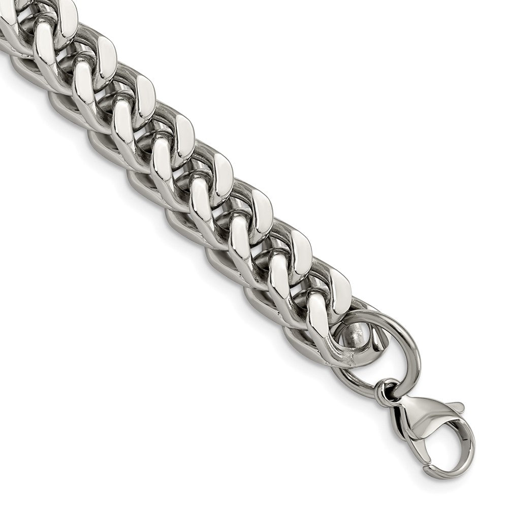 Chisel Stainless Steel Polished Heavy Wheat Bracelet
