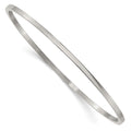 Chisel Stainless Steel Polished 2mm Bangle