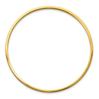 Chisel Stainless Steel Polished Yellow IP-plated 2mm Bangle