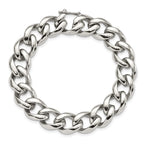 Chisel Stainless Steel Polished Curb Link Bracelet