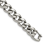 Chisel Stainless Steel Polished Curb Link Bracelet