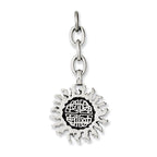 Stainless Steel Celtic Sun Interchangeable Charm Pendant