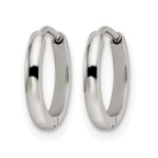 Chisel Stainless Steel Polished 1.4mm Endless Hinged Hoops