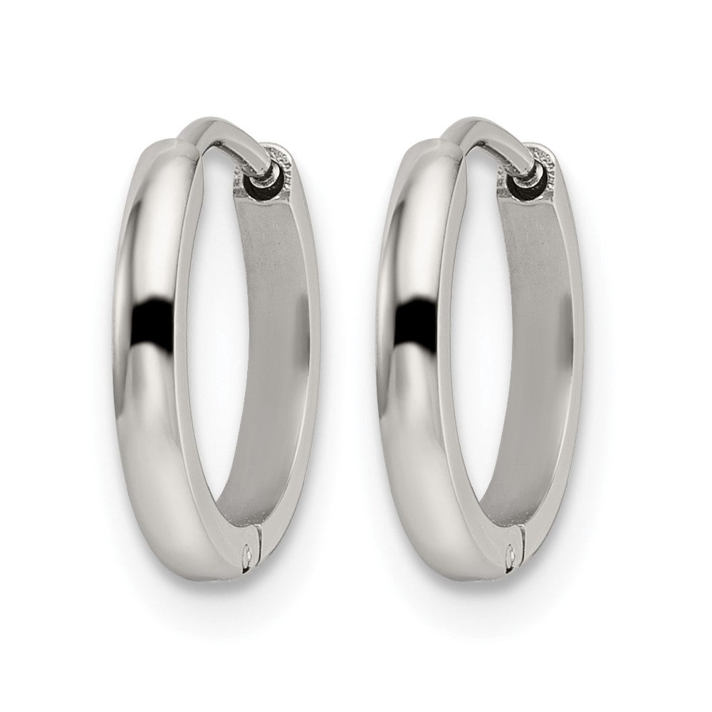 Chisel Stainless Steel Polished 1.4mm Endless Hinged Hoops