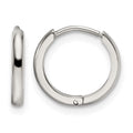 Chisel Stainless Steel Polished 1.4mm Endless Hinged Hoops