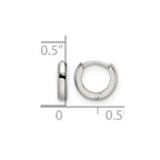 Chisel Stainless Steel Polished 2mm Endless Hinged Hoops