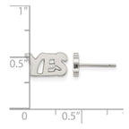 Stainless Steel Polished YES Post Earrings