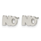Stainless Steel Polished NO Post Earrings