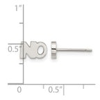 Stainless Steel Polished NO Post Earrings