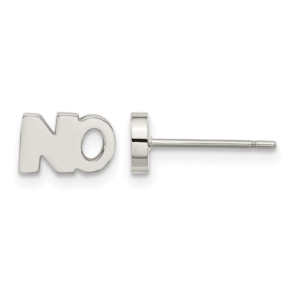 Stainless Steel Polished NO Post Earrings