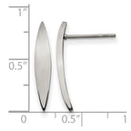 Stainless Steel Polished Post Earrings