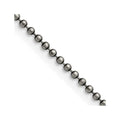 Chisel Stainless Steel Antiqued 2mm Beaded Ball Chain