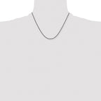 Chisel Stainless Steel Antiqued 2.4mm Beaded Ball Chain