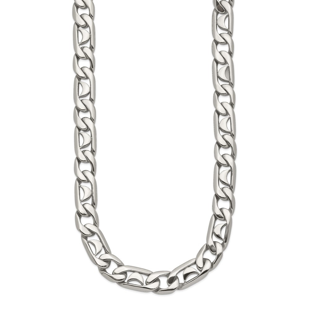 Chisel Stainless Steel Polished Fancy Link Necklace
