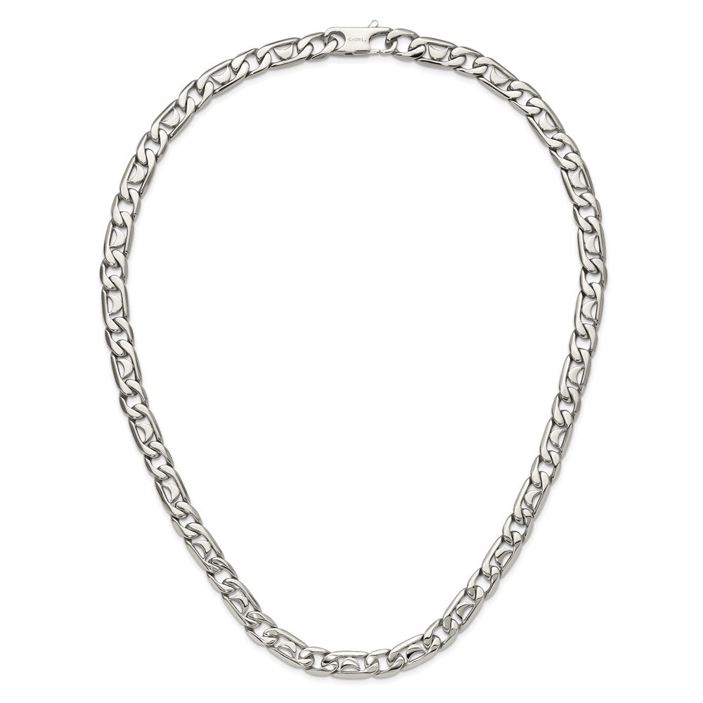 Chisel Stainless Steel Polished Fancy Link Necklace