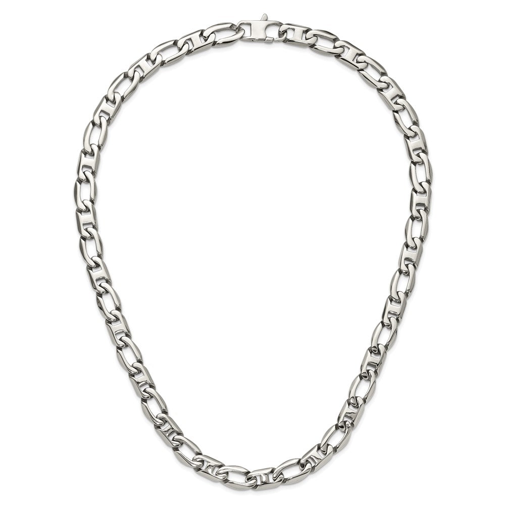 Chisel Stainless Steel Polished Open/Anchor Link Necklace