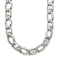 Chisel Stainless Steel Polished Open/Anchor Link Necklace