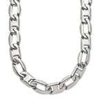 Chisel Stainless Steel Polished Open/Anchor Link Necklace