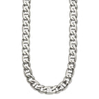 Chisel Stainless Steel Polished Anchor Link Necklace