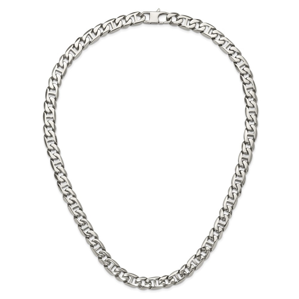 Chisel Stainless Steel Polished Anchor Link Necklace