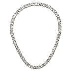 Chisel Stainless Steel Polished Anchor Link Necklace