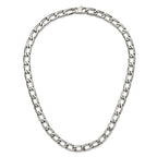 Chisel Stainless Steel Polished Open Link Necklace