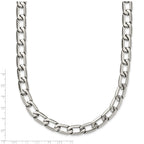 Chisel Stainless Steel Polished Open Link Necklace
