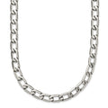 Chisel Stainless Steel Polished Open Link Necklace