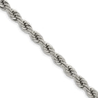 Chisel Stainless Steel Polished 6mm Rope Chain