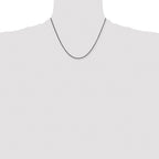 Chisel Stainless Steel Oxidized Cable Chain