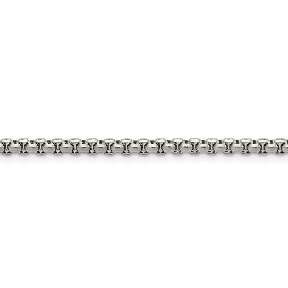 Chisel Stainless Steel Polished 3.8mm Fancy Link Chain