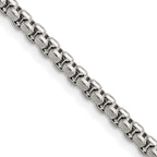 Chisel Stainless Steel Polished 3.8mm Fancy Link Chain