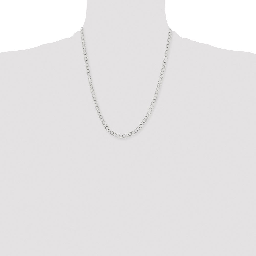 Chisel Stainless Steel Polished 6mm Circle Link Necklace
