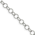 Chisel Stainless Steel Polished 6mm Circle Link Necklace