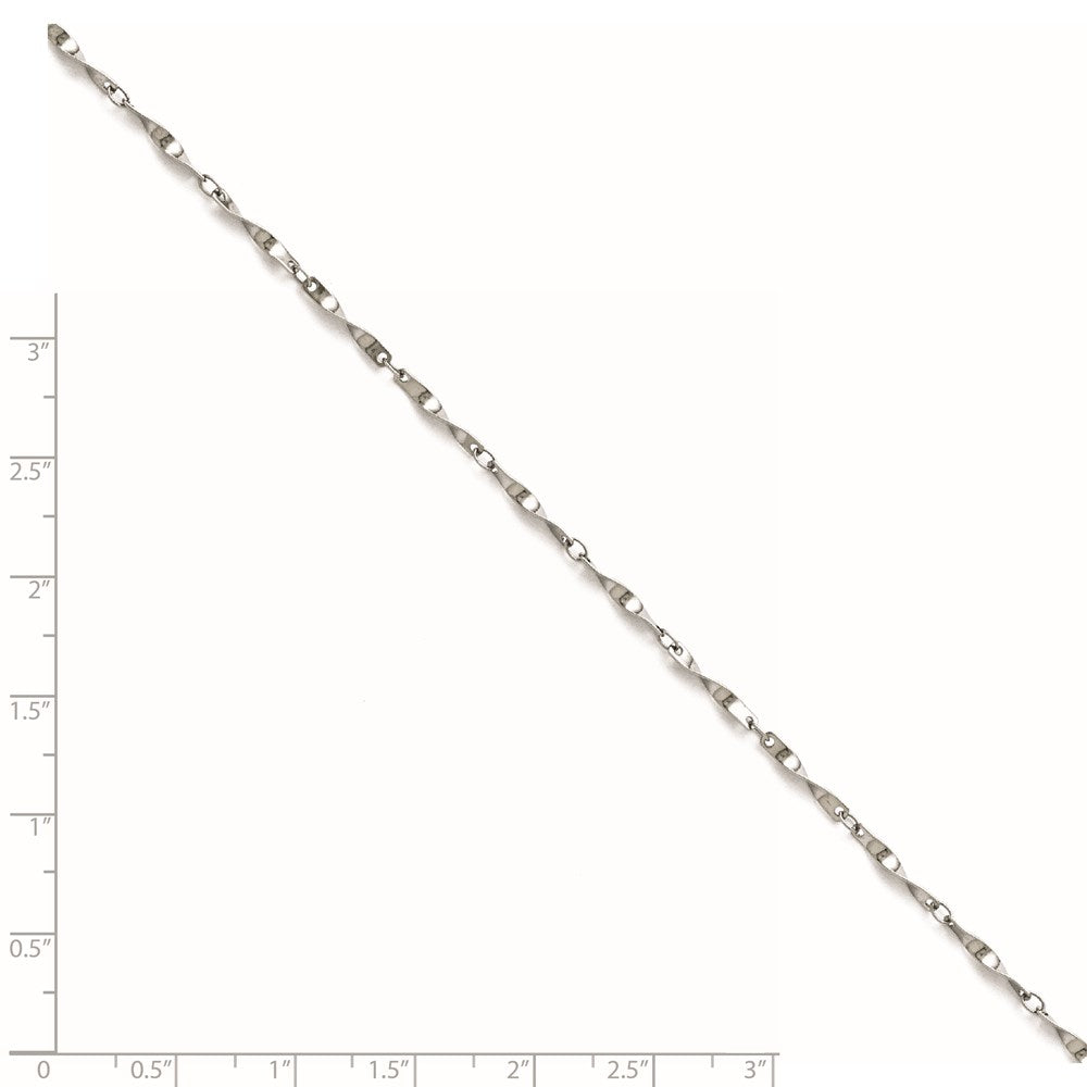 Stainless Steel Polished Fancy Link Spiral Chain