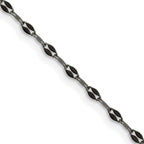 Chisel Stainless Steel Oxidized 2.5mm Alternate Anchor Link Chain