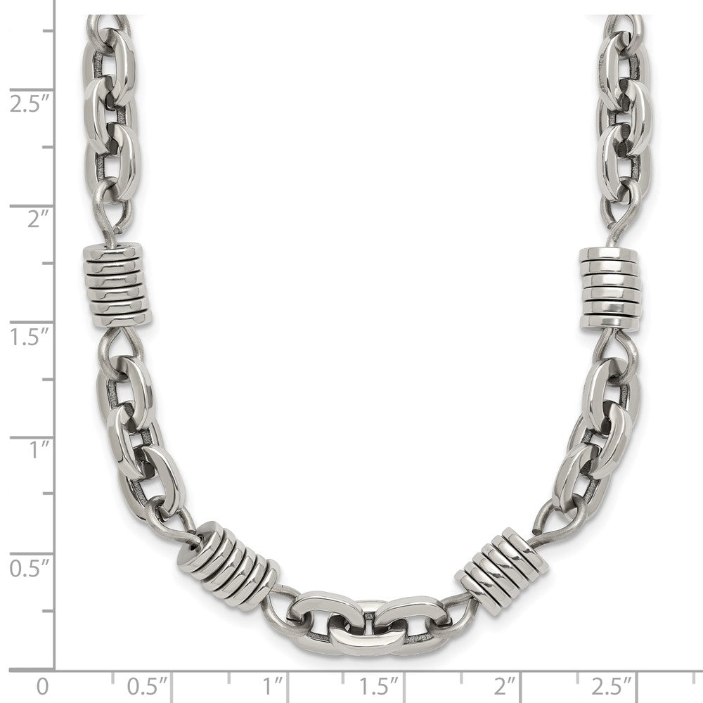 Chisel Stainless Steel Polished Necklace