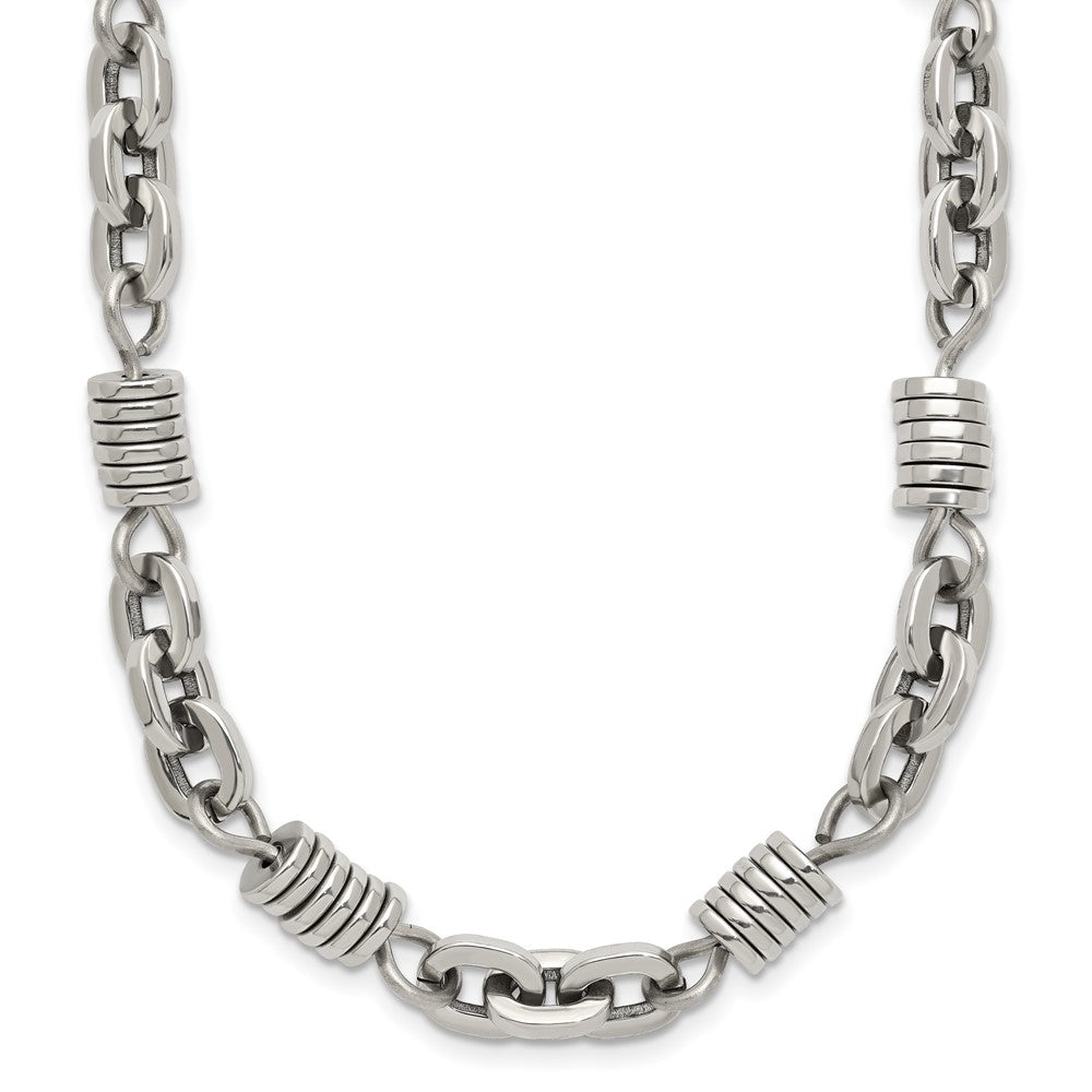 Chisel Stainless Steel Polished Necklace