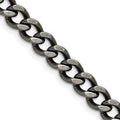 Chisel Stainless Steel Antiqued 6.7mm Curb Chain
