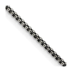 Chisel Stainless Steel Antiqued 2.25mm Box Chain