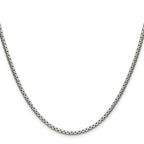 Chisel Stainless Steel Polished 2.5mm Fancy Box Chain