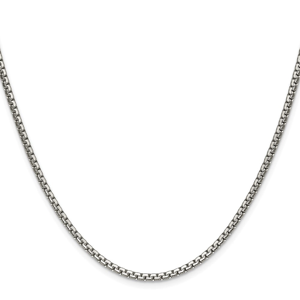 Chisel Stainless Steel Polished 2.5mm Fancy Box Chain